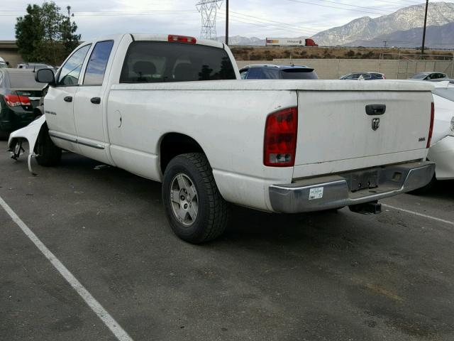 1D7HA18D55J527374 - 2005 DODGE RAM 1500 S WHITE photo 3