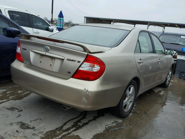 4T1BF30KX3U548591 - 2003 TOYOTA CAMRY LE GOLD photo 4