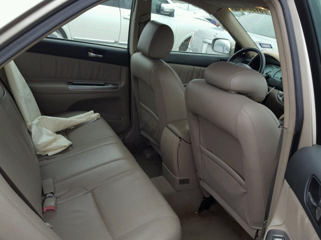 4T1BF30KX3U548591 - 2003 TOYOTA CAMRY LE GOLD photo 6