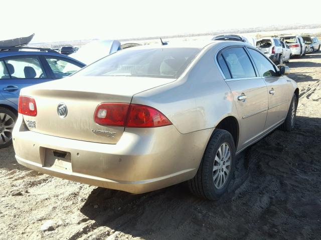 1G4HP57206U147077 - 2006 BUICK LUCERNE CX GOLD photo 4