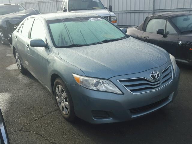 4T1BF3EK9BU659673 - 2011 TOYOTA CAMRY BASE BLUE photo 1