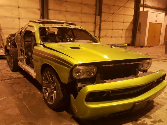 2B3CJ5DT3BH613063 - 2011 DODGE CHALLENGER GREEN photo 1