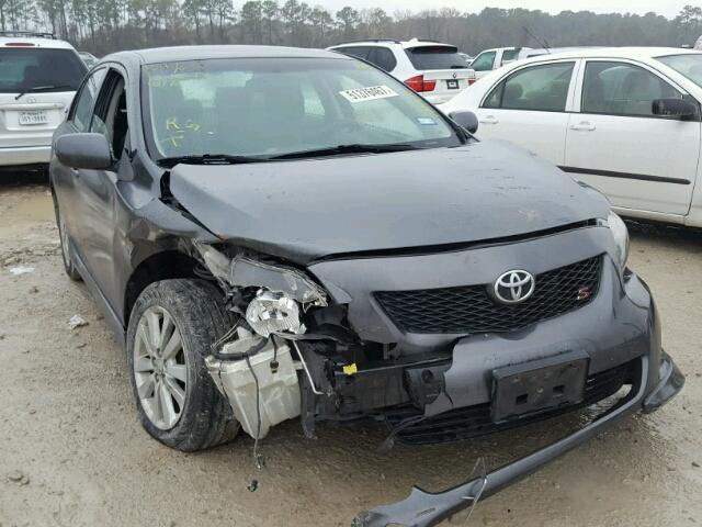 2T1BU4EE4AC413989 - 2010 TOYOTA COROLLA BA GRAY photo 1