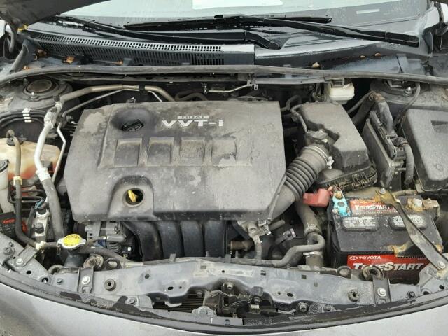 2T1BU4EE4AC413989 - 2010 TOYOTA COROLLA BA GRAY photo 7