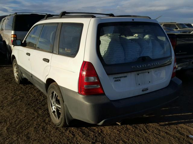 JF1SG63654G724468 - 2004 SUBARU FORESTER 2 WHITE photo 3