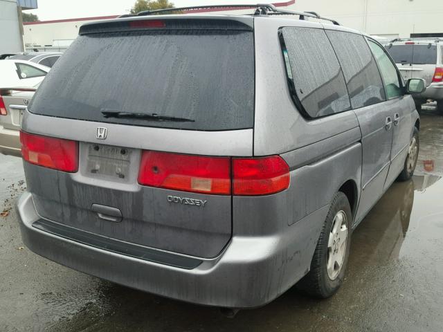 2HKRL1864YH576234 - 2000 HONDA ODYSSEY EX GRAY photo 4