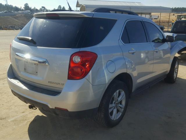 2CNALDEW8A6287818 - 2010 CHEVROLET EQUINOX LT SILVER photo 4