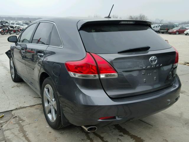 4T3ZK11A49U012529 - 2009 TOYOTA VENZA BASE GRAY photo 3