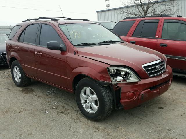 KNDJD736575742716 - 2007 KIA SORENTO EX RED photo 1