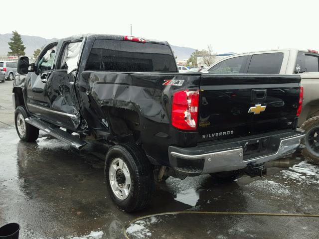 1GC1KWE8XFF101245 - 2015 CHEVROLET SILVERADO BLACK photo 3