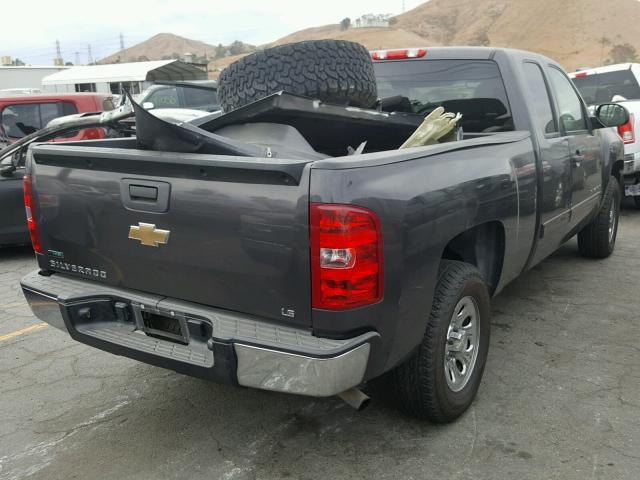 1GCRCREAXBZ432484 - 2011 CHEVROLET SILVERADO GRAY photo 4