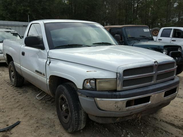 1B7HC16X61S719344 - 2001 DODGE RAM 1500 WHITE photo 1