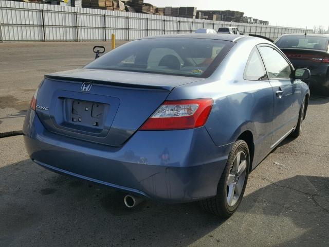 2HGFG12817H548725 - 2007 HONDA CIVIC EX ლურჯი ფოტო 4