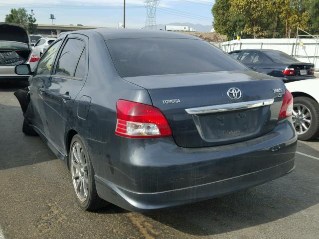 JTDBT923871173667 - 2007 TOYOTA YARIS CHARCOAL photo 3