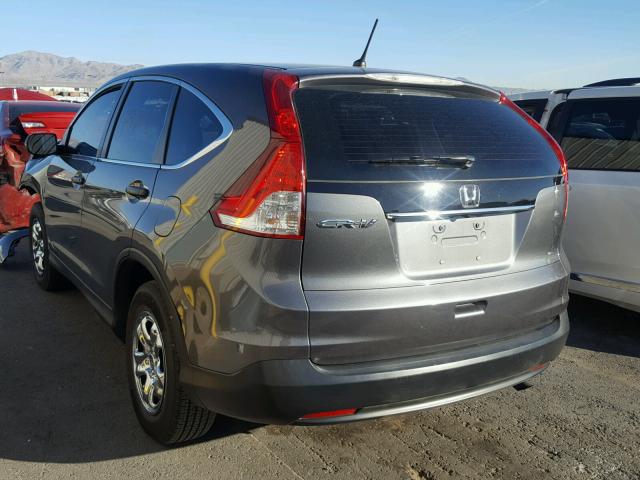 3CZRM3H3XDG702611 - 2013 HONDA CR-V LX GRAY photo 3