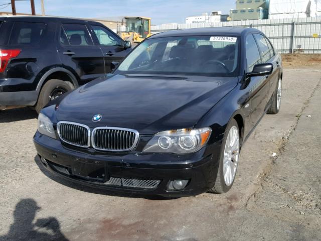 WBAHN83507DT72531 - 2007 BMW 750 BLACK photo 2