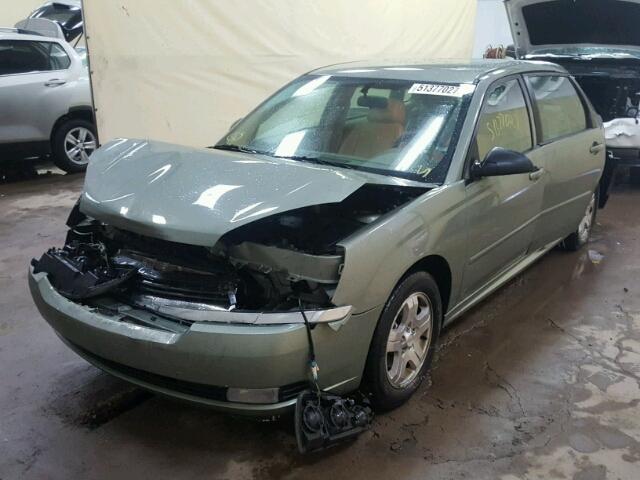 1G1ZU64895F221088 - 2005 CHEVROLET MALIBU MAX GREEN photo 2