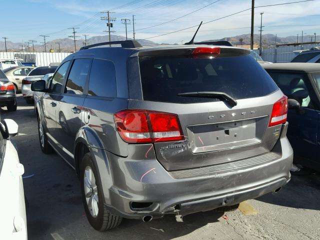 3C4PDCBG2DT704479 - 2013 DODGE JOURNEY SX GRAY photo 3