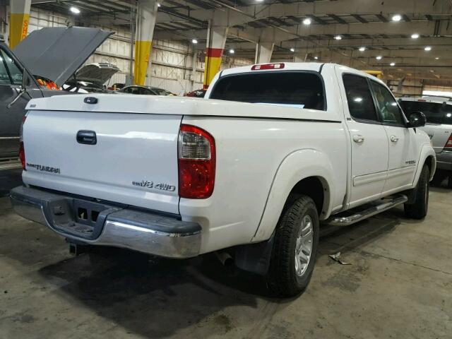 5TBDT44106S548338 - 2006 TOYOTA TUNDRA DOU WHITE photo 4