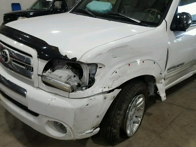 5TBDT44106S548338 - 2006 TOYOTA TUNDRA DOU WHITE photo 9