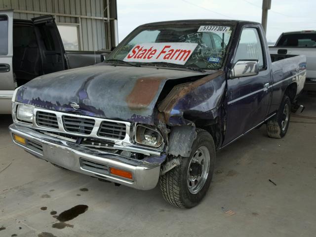 1N6SD11S5SC369664 - 1995 NISSAN TRUCK E/XE PURPLE photo 2