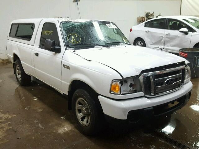 1FTYR10DX9PA60230 - 2009 FORD RANGER WHITE photo 1