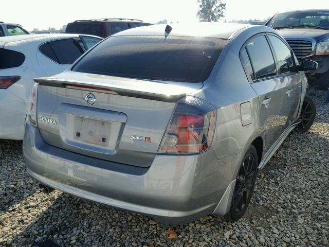 3N1BB61E97L718288 - 2007 NISSAN SENTRA SE- GRAY photo 4