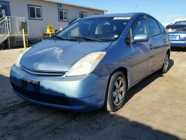 JTDKB22U140011433 - 2004 TOYOTA PRIUS BLUE photo 2