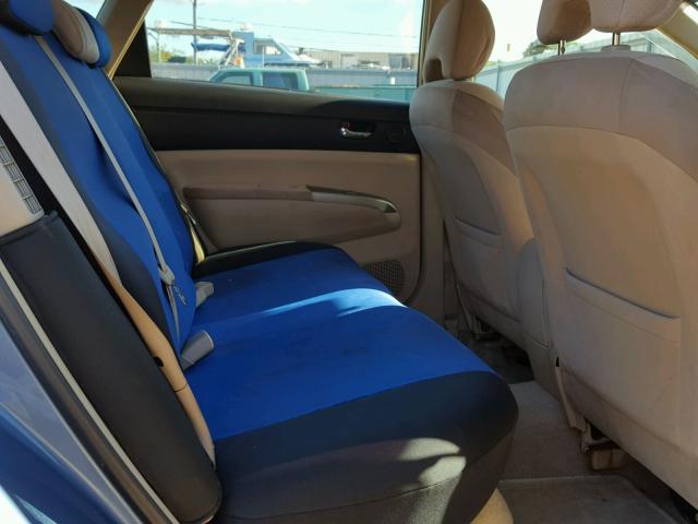 JTDKB22U140011433 - 2004 TOYOTA PRIUS BLUE photo 6