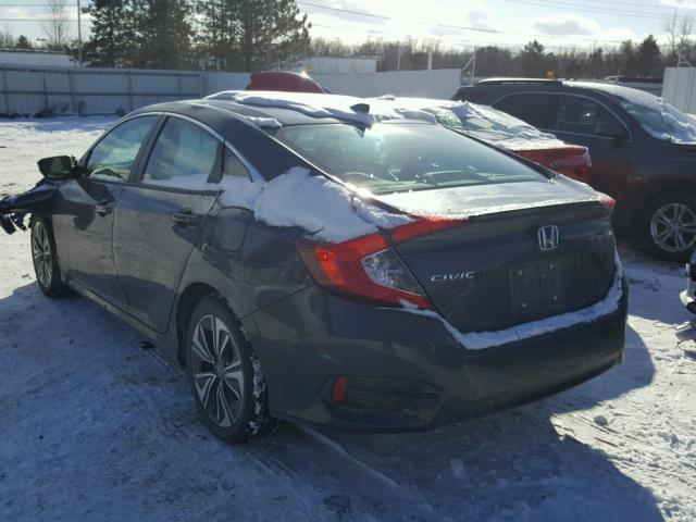 19XFC1F38HE214214 - 2017 HONDA CIVIC EX BLUE photo 3