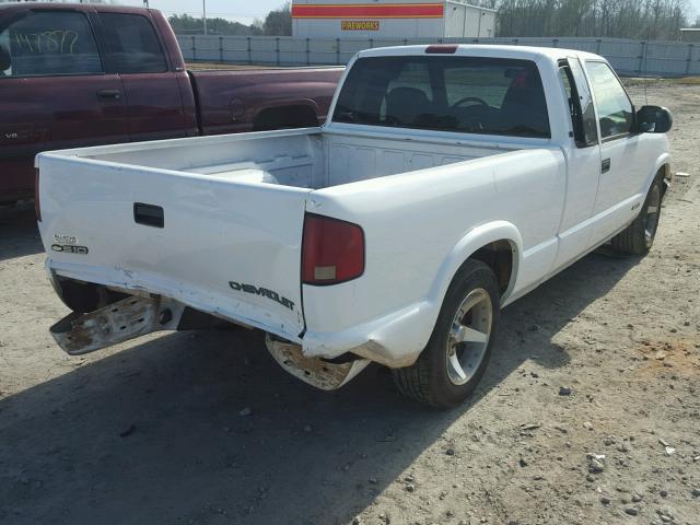 1GCCS19W818217691 - 2001 CHEVROLET S TRUCK S1 WHITE photo 4