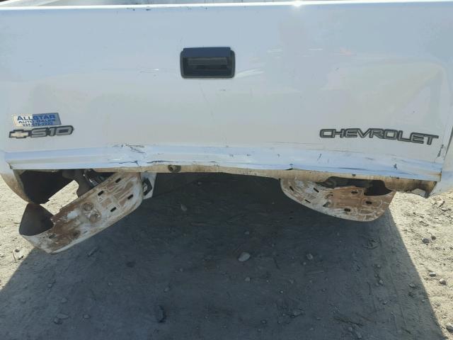 1GCCS19W818217691 - 2001 CHEVROLET S TRUCK S1 WHITE photo 9