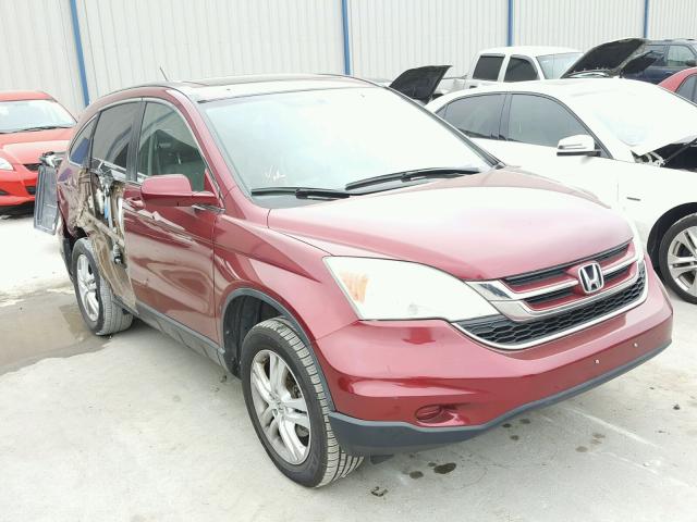 5J6RE4H72AL026322 - 2010 HONDA CR-V EXL RED photo 1