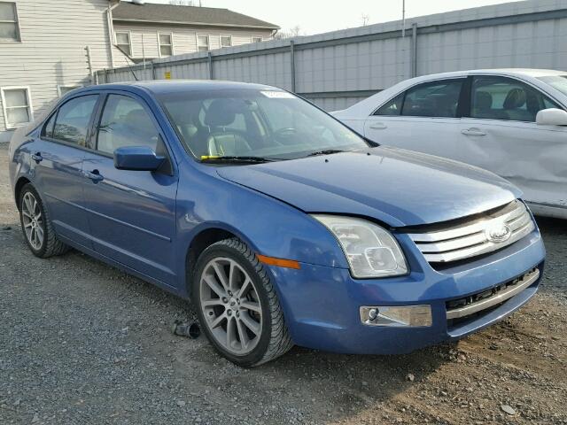 3FAHP07Z69R157411 - 2009 FORD FUSION SE BLUE photo 1