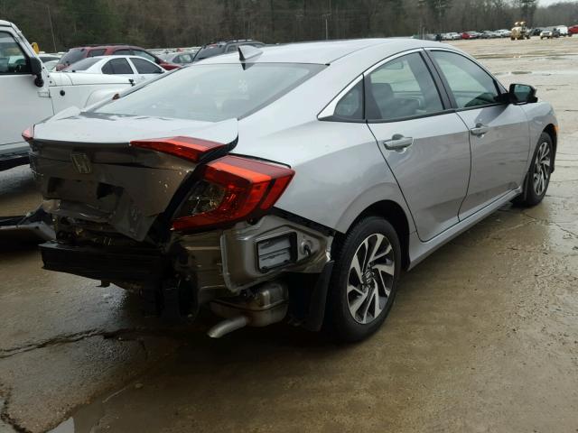 19XFC2F77HE021402 - 2017 HONDA CIVIC EX SILVER photo 4