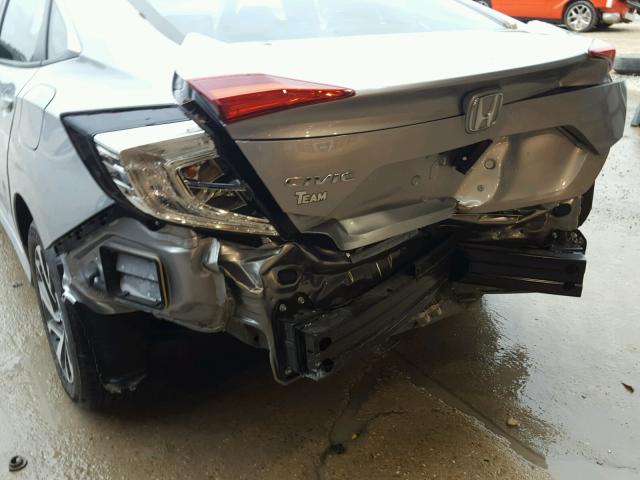 19XFC2F77HE021402 - 2017 HONDA CIVIC EX SILVER photo 9