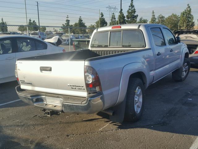 3TMKU4HN6BM028227 - 2011 TOYOTA TACOMA DOU SILVER photo 4