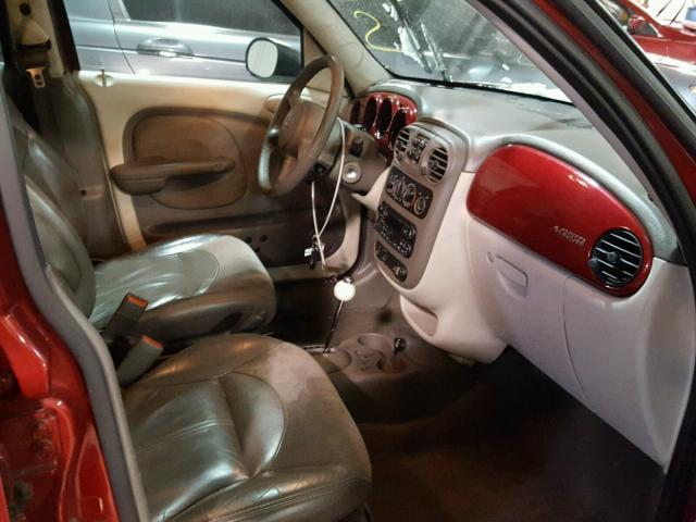 3C8FY68B73T551253 - 2003 CHRYSLER PT CRUISER BURGUNDY photo 5