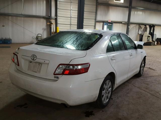 4T1BB46K37U023757 - 2007 TOYOTA CAMRY NEW WHITE photo 4