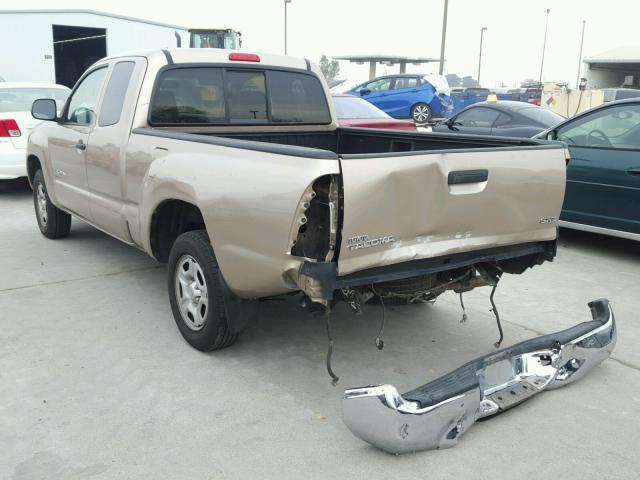 5TETX22N26Z291610 - 2006 TOYOTA TACOMA ACC TAN photo 3