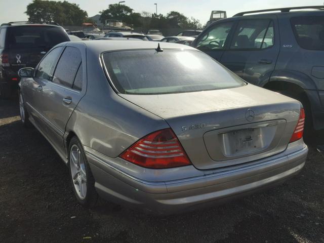 WDBNG70JX6A471478 - 2006 MERCEDES-BENZ S 430 SILVER photo 3