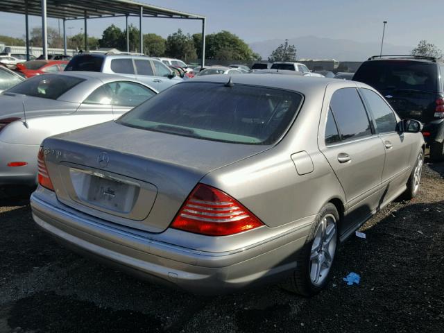 WDBNG70JX6A471478 - 2006 MERCEDES-BENZ S 430 SILVER photo 4