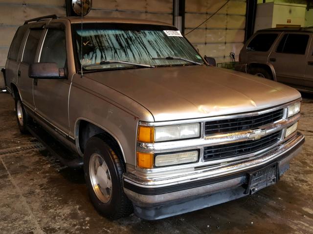 1GNEC13R2XJ386591 - 1999 CHEVROLET TAHOE BEIGE photo 1