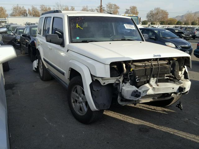 1J8HH48K67C599383 - 2007 JEEP COMMANDER WHITE photo 1