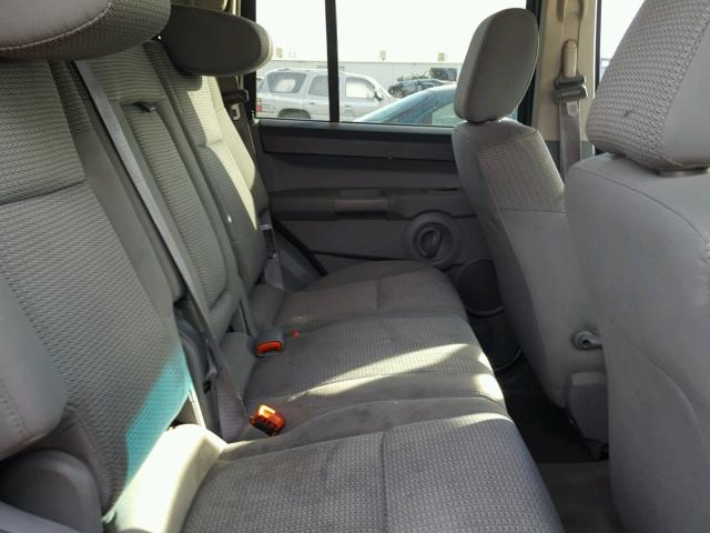 1J8HH48K67C599383 - 2007 JEEP COMMANDER WHITE photo 6