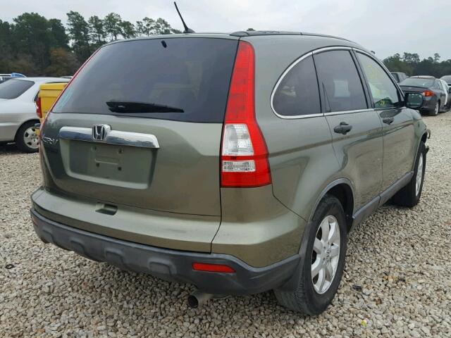 JHLRE38547C024906 - 2007 HONDA CR-V EX GREEN photo 4