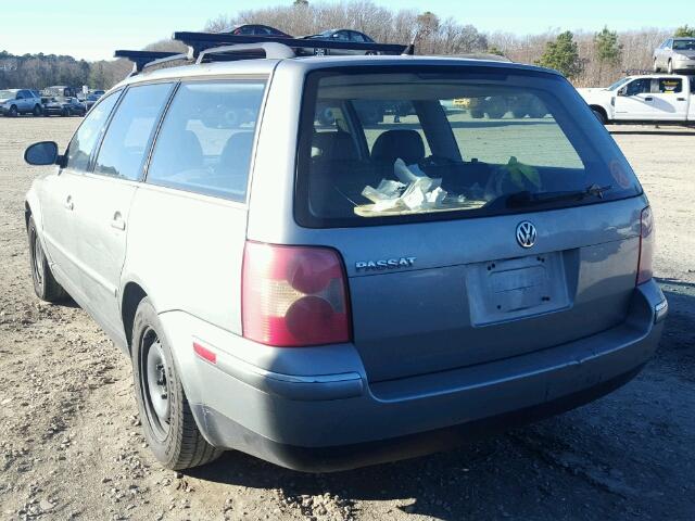 WVWND63B05E046383 - 2005 VOLKSWAGEN PASSAT GL GRAY photo 3