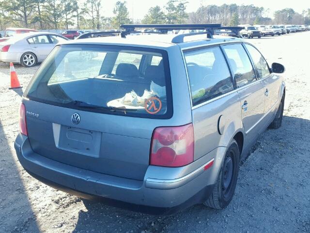 WVWND63B05E046383 - 2005 VOLKSWAGEN PASSAT GL GRAY photo 4