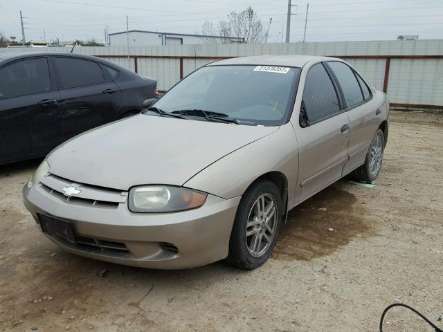 1G1JC52F347317545 - 2004 CHEVROLET CAVALIER TAN photo 2