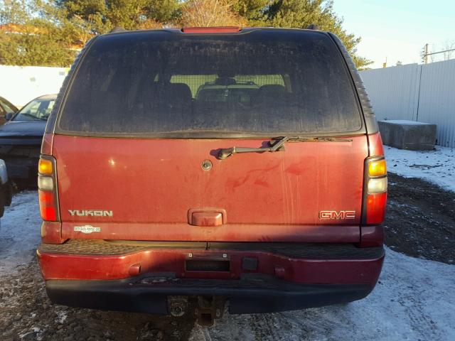 1GKEK63U24J181429 - 2004 GMC YUKON DENA RED photo 9